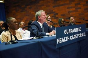 nyc-mayor-de-blasio-health-care-plan