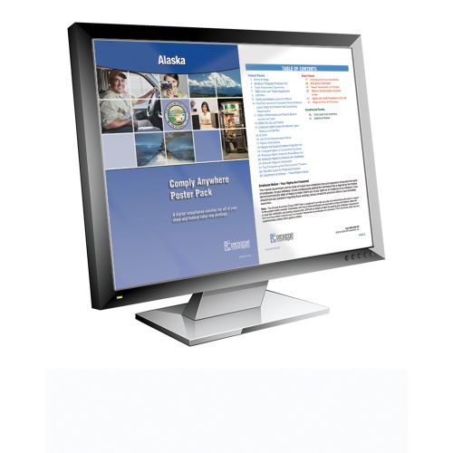 Alaska AK Caps 1 poster