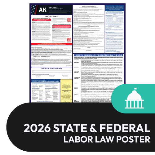 Alaska State and Federal Labor Law Poster
