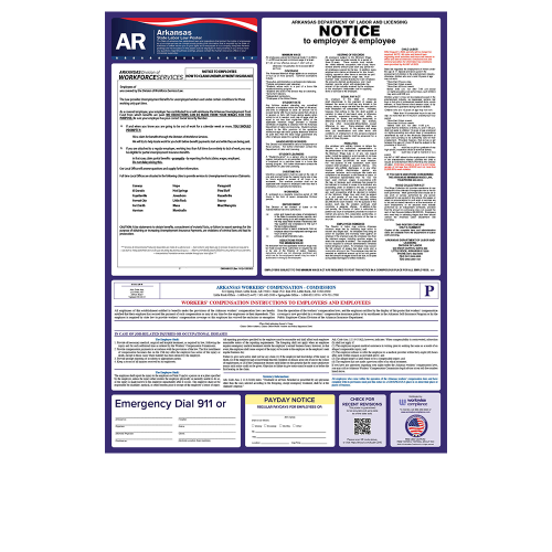 arkansas state only labor law poster