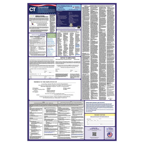 connecticut state only labor law poster