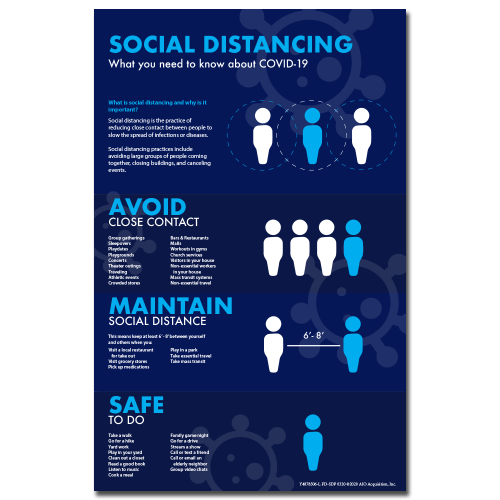 social distancing poster sdp l