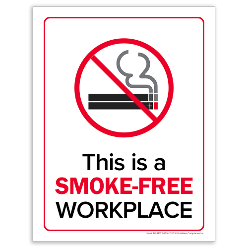 Smoke Free Workplace Poster