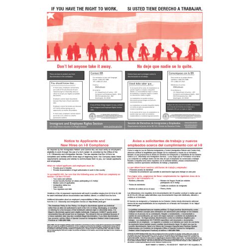 federal i 9 compliance poster