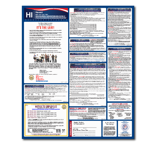 hawaii state only labor law poster