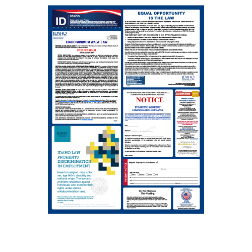 idaho state only labor law poster