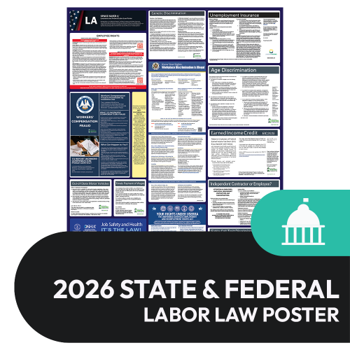 Louisiana State and Federal Labor Law Poster