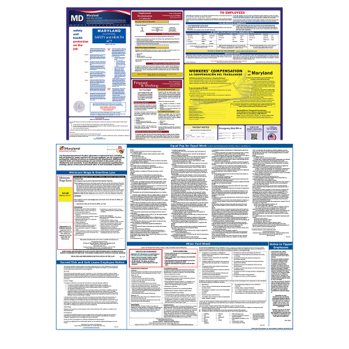 maryland state only labor law poster
