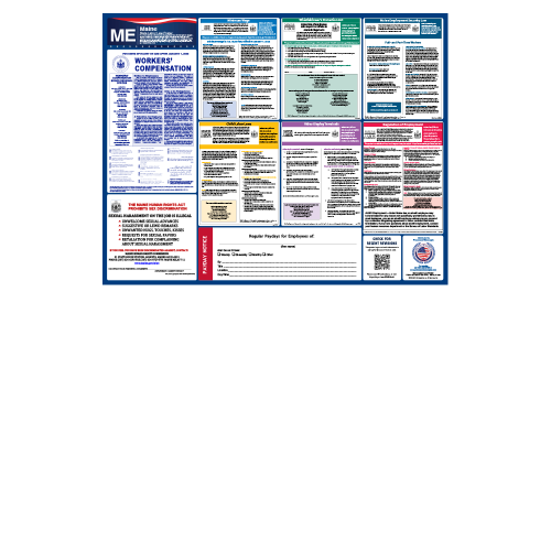 maine state only labor law poster