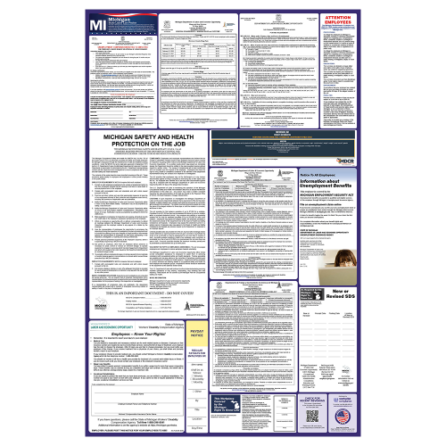 michigan state only labor law poster