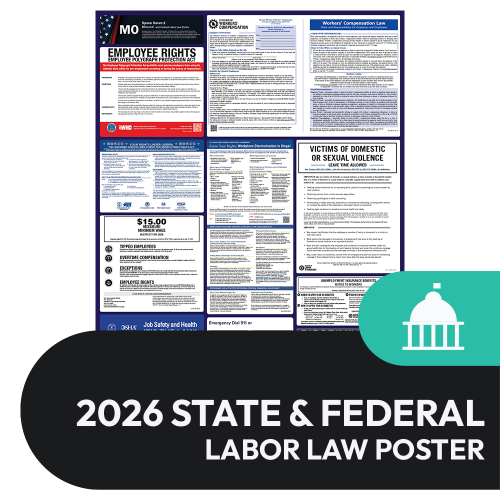 Missouri State and Federal Labor Law Poster