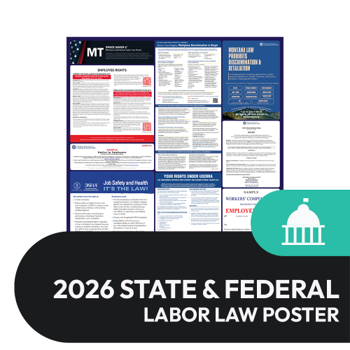 Montana State and Federal Labor Law Poster