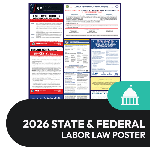 Nebraska State and Federal Labor Law Poster