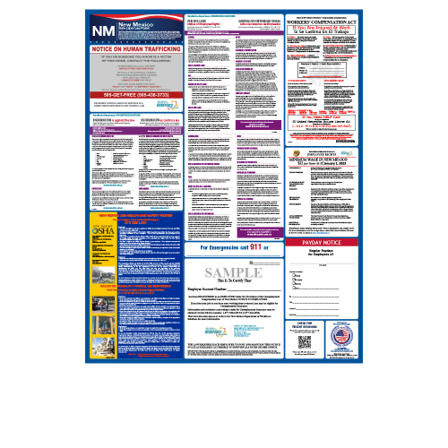new mexico state only labor law poster