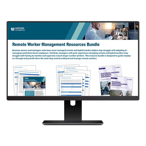 WorkWise Compliance remote worker management resource bundle for HR compliance