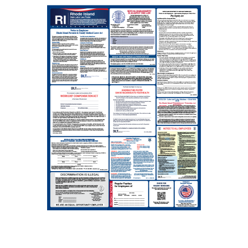 rhode island state only labor law poster