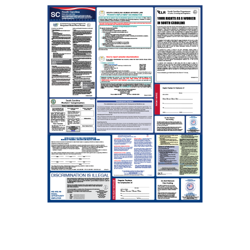 south carolina state only labor law poster