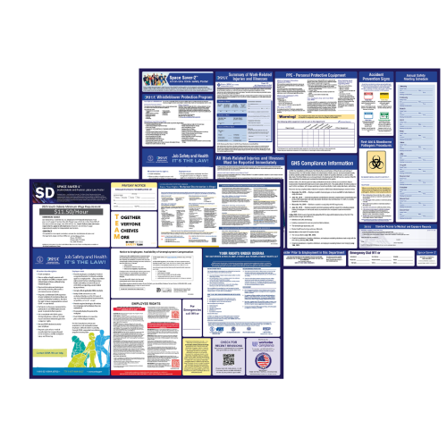 south dakota labor law and osha safety posters bundle