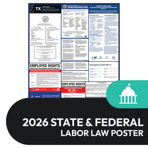 Texas Labor Law Poster – WorkWise Compliance
