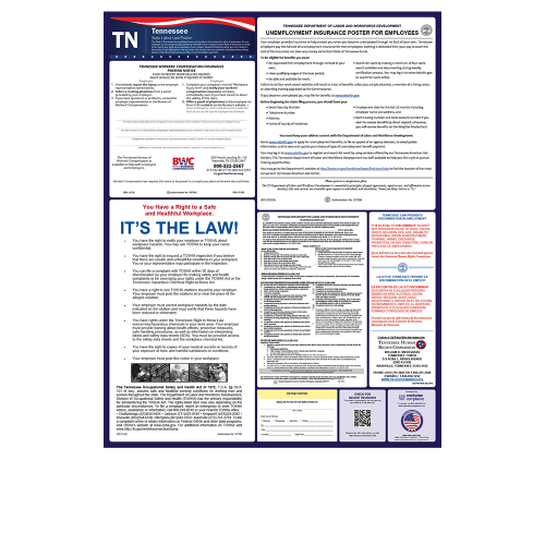 tennessee state only labor law poster