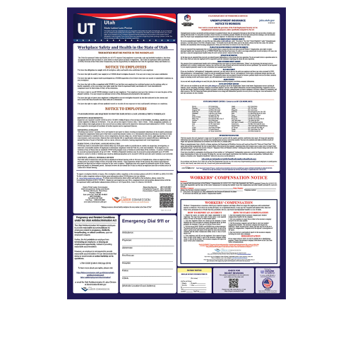 utah state only labor law poster