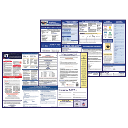 utah labor law and osha safety posters bundle