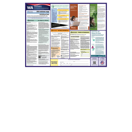 washington state only labor law poster