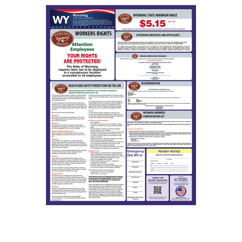 wyoming state only labor law poster