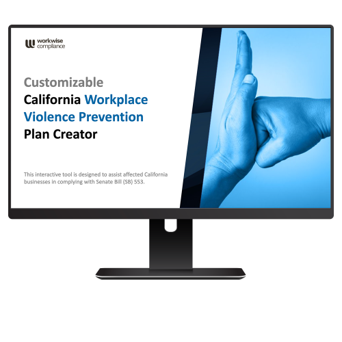 california workplace violence prevention plan