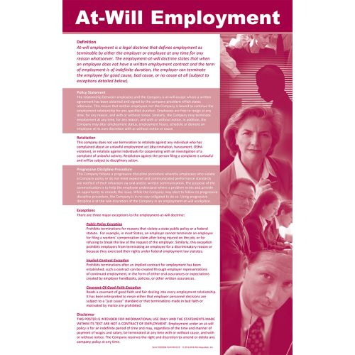 at will employment poster