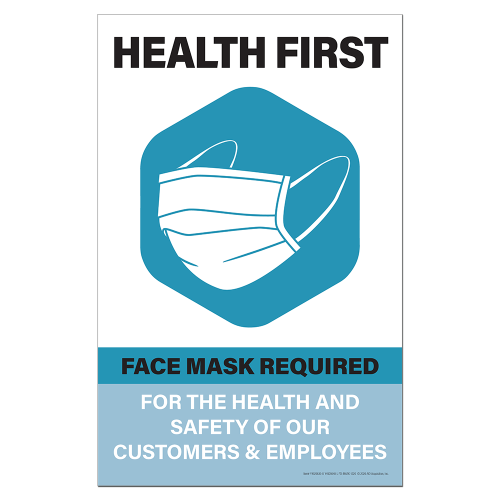 mask required poster fd mask l