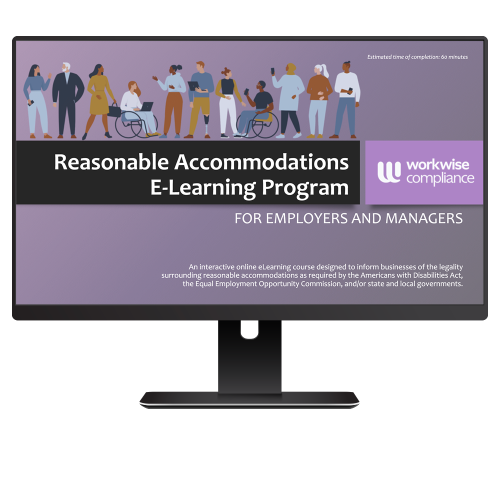 Reasonable Accommodations E-Learning Program