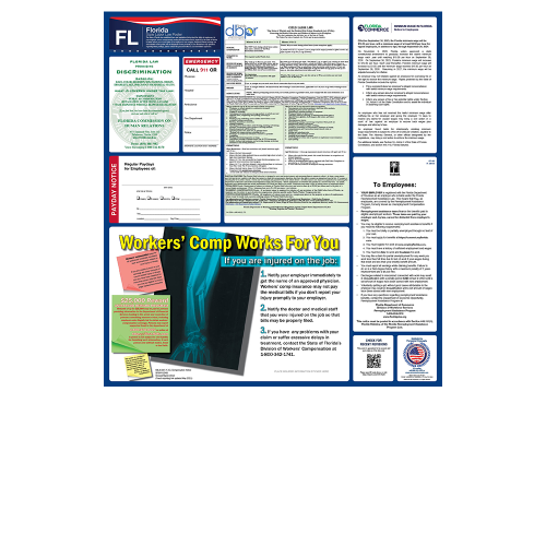 florida state only labor law poster
