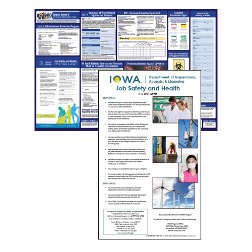 WorkWise Compliance Iowa OSHA Safety Poster