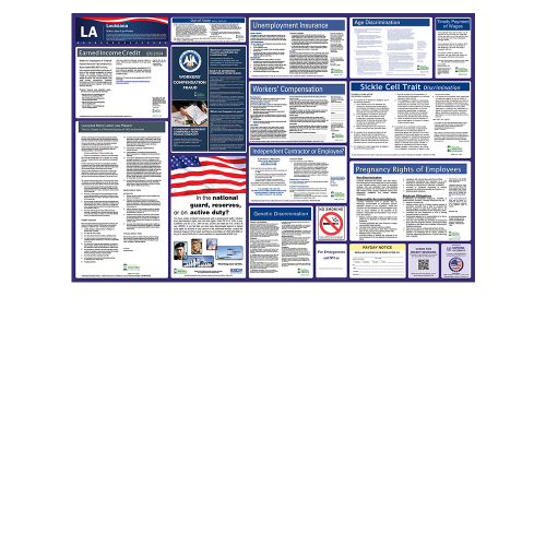 louisiana state only labor law poster