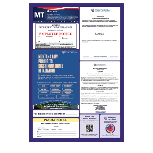 montana state only labor law poster