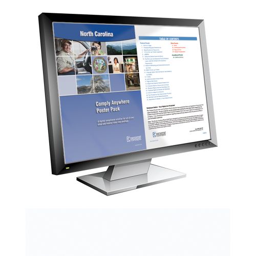 north carolina comply anywhere poster subscription digital