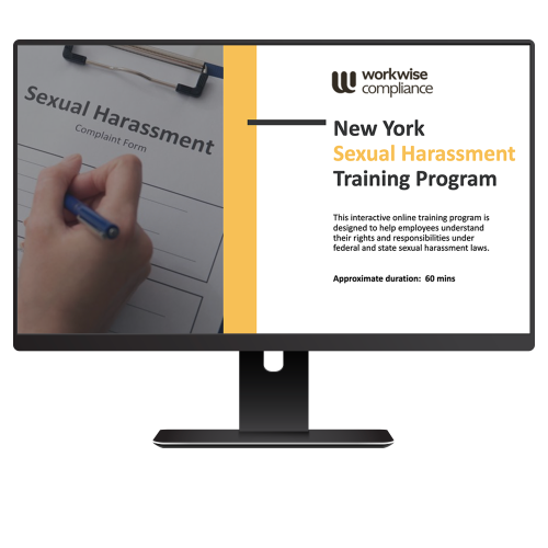 new york sexual harassment training