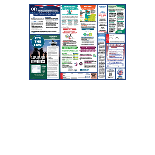 oregon state only labor law poster