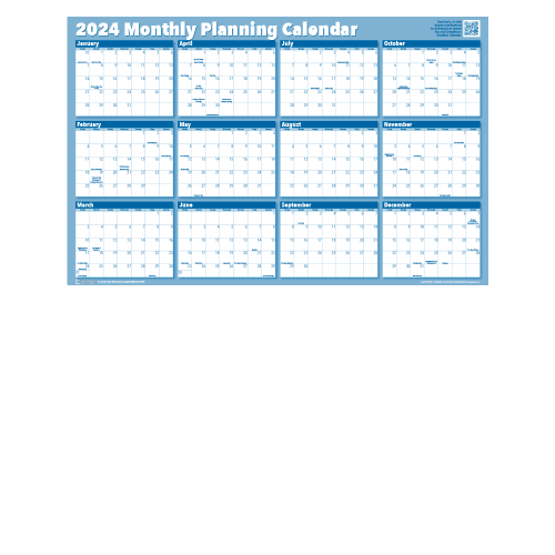 monthly planning calendar