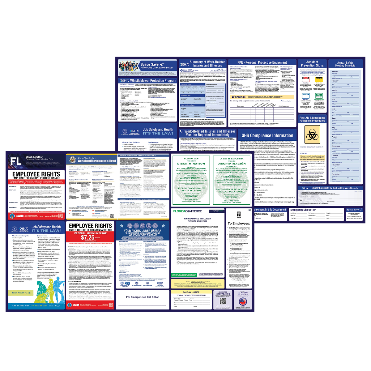 Health & Safety Ladder Poster - A4 Laminated Workplace Compliance Sign, Best Value 10 thumbnail image