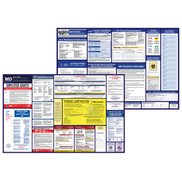 maryland labor law and osha safety posters bundle