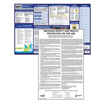 Michigan OSHA Safety Poster by WorkWise Compliance