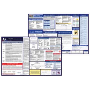 alaska labor law and osha safety posters bundle