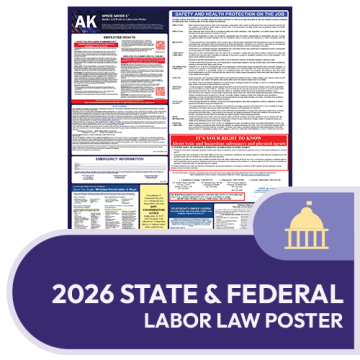 Alaska State and Federal Labor Law Poster
