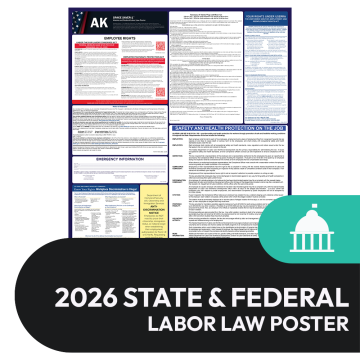 Alaska State and Federal Labor Law Poster