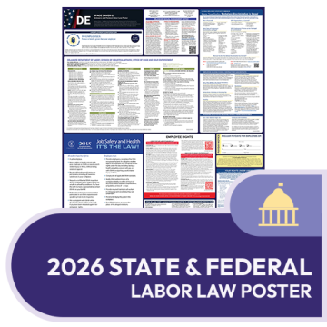 Delaware State and Federal Labor Law Poster