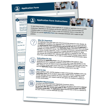 Job Application Form Template – WorkWise Compliance