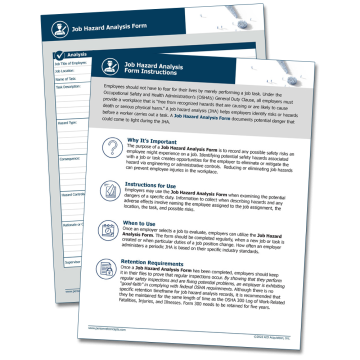 Job Hazard Analysis Form – WorkWise Compliance