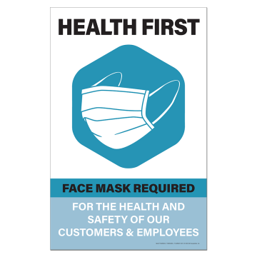 mask required poster fd mask l
